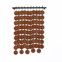 Zye Dark Orange Wall Art