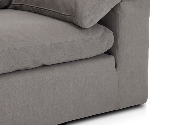 Nixon Light Gray Fabric 3 Piece Modular Sofa