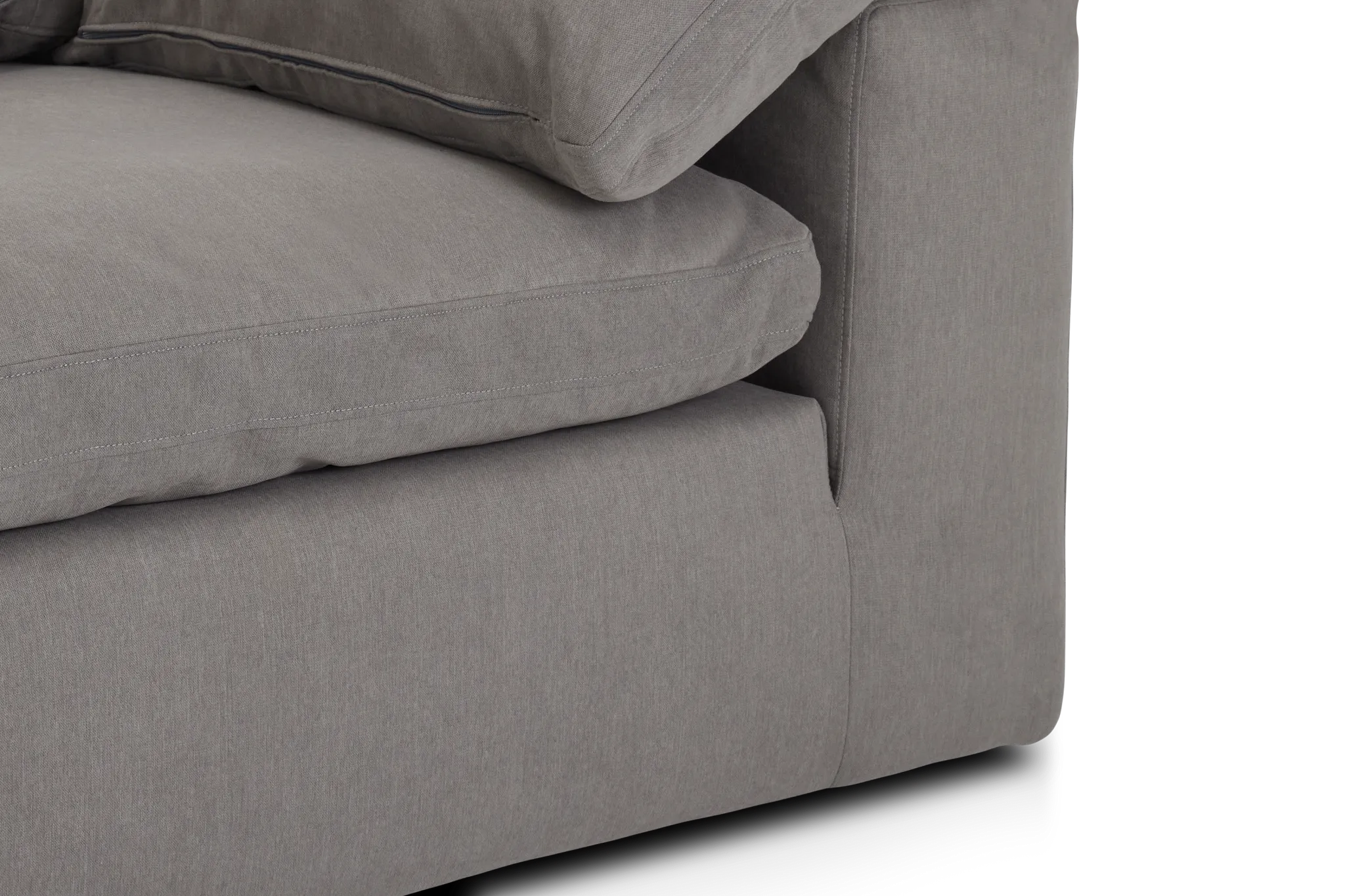 Nixon Light Gray Fabric 3-piece Modular Sofa