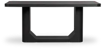 Emory Black Rectangular Table