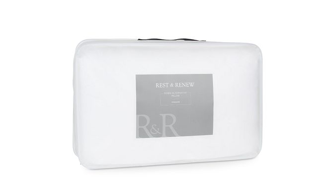 Rest & Renew Down Alternative Plush Stomach Sleeper Pillow