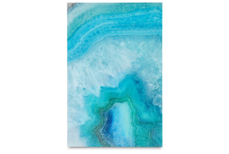 Lazuli Teal Acrylic Wall Art Home Accents Wall Decor City