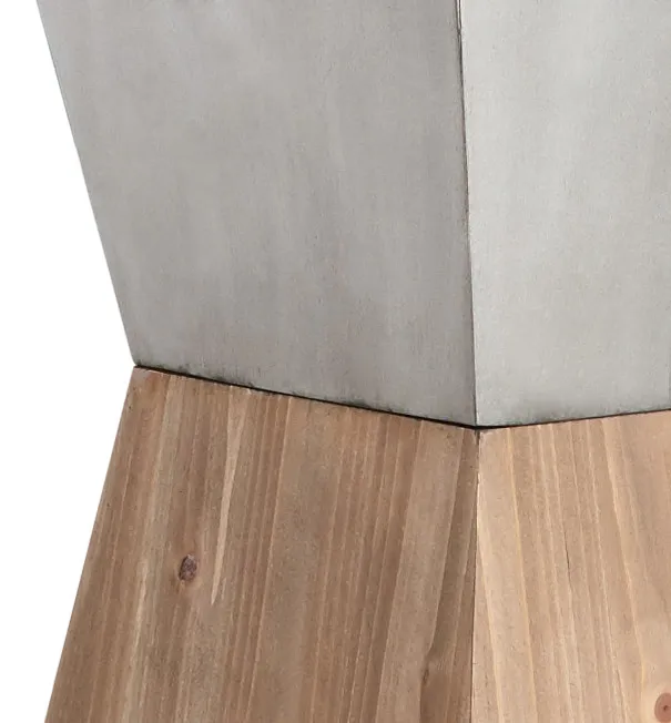 Brixton Two-tone Square Accent Table