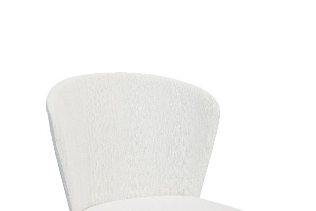 Nomad Light Beige Upholstered Side Chair With Light Tone Legs