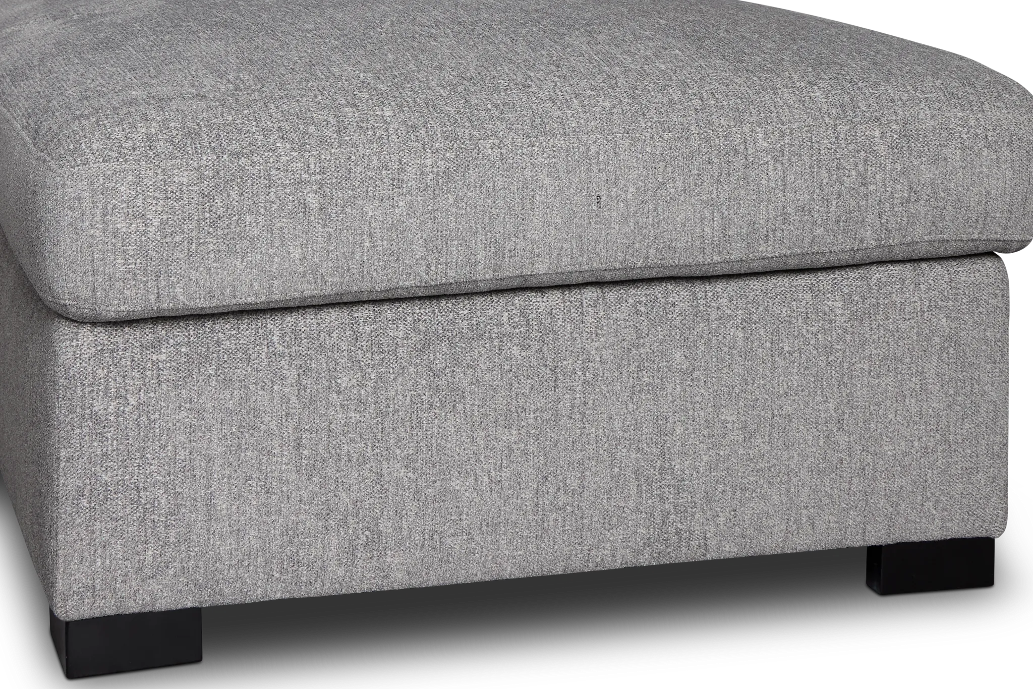 Amber Dark Gray Fabric Large Right Chaise Storage Sleeper Sectional