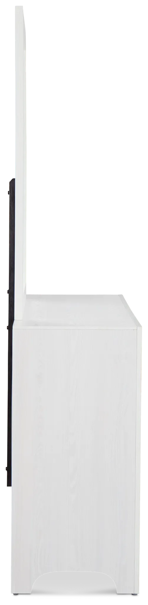 Ollie White Dresser & Mirror