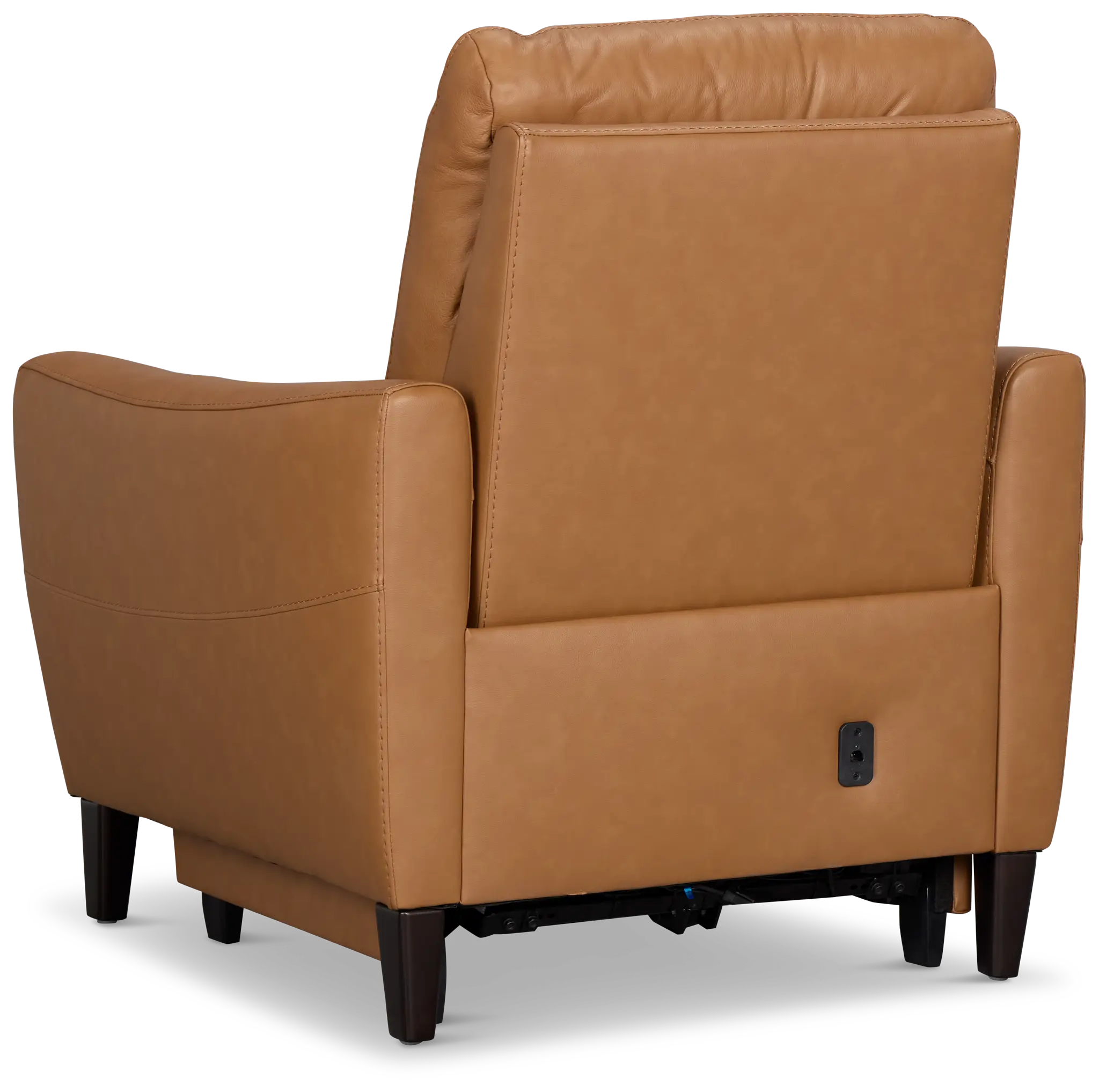 Keaton Brown Lthr/vinyl Power Recliner With Power Headrest Keaton Brown Lthr/vinyl Power Recliner With Power Headrest