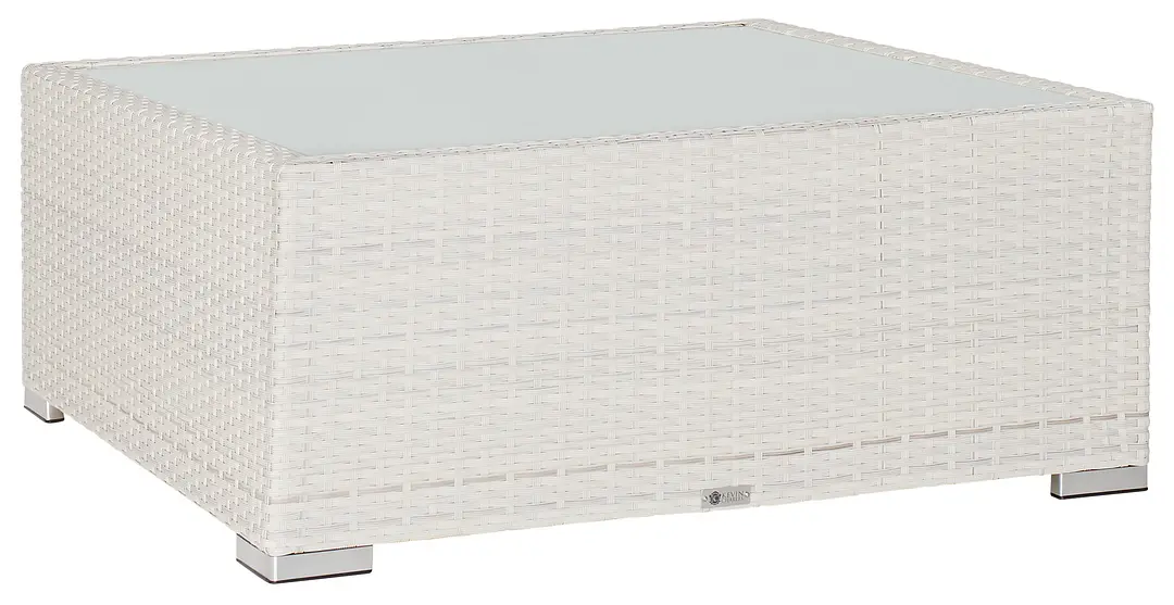 Biscayne White Square Coffee Table Biscayne White Square Coffee Table