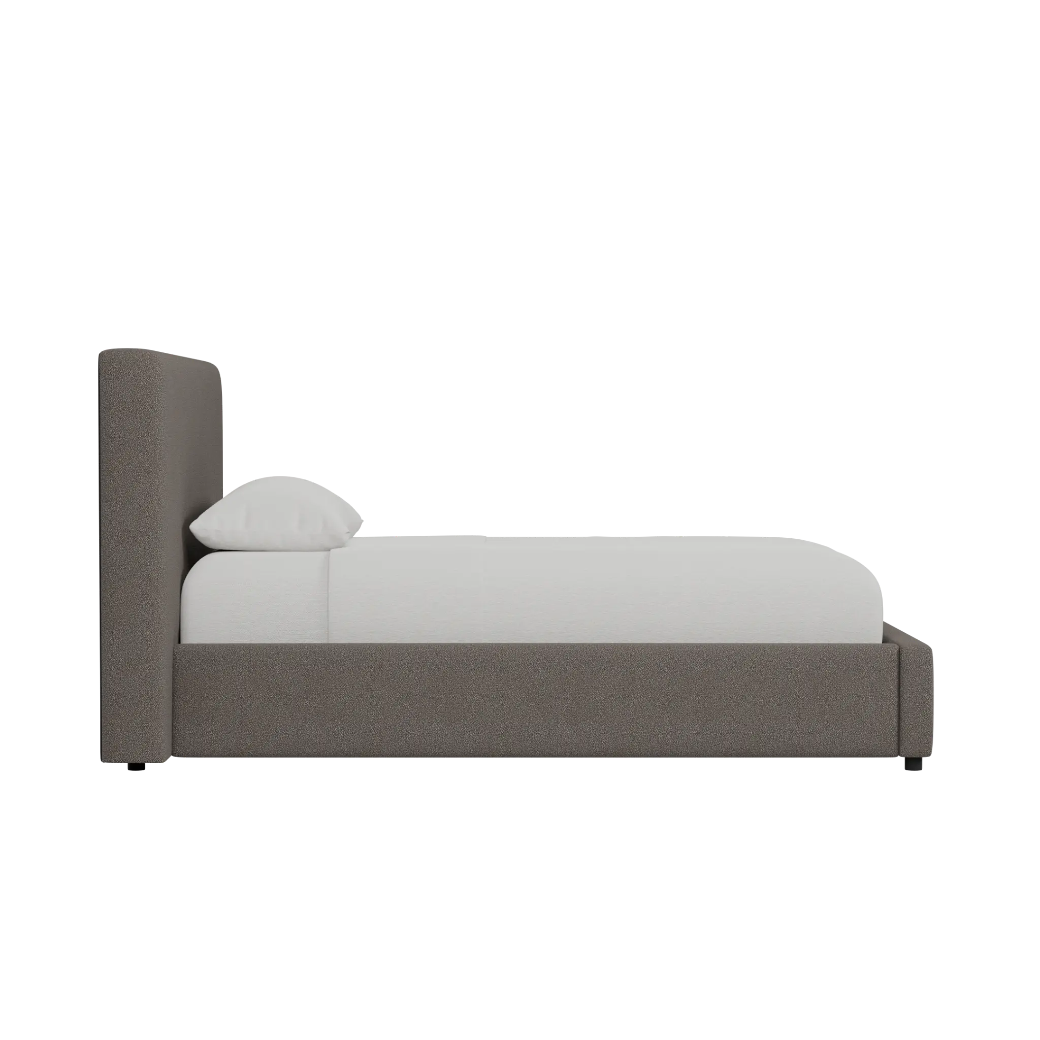 Grayton Elite Dark Gray 44" Upholstered Platform Bed Grayton Elite Dark Gray 44" Upholstered Platform Bed