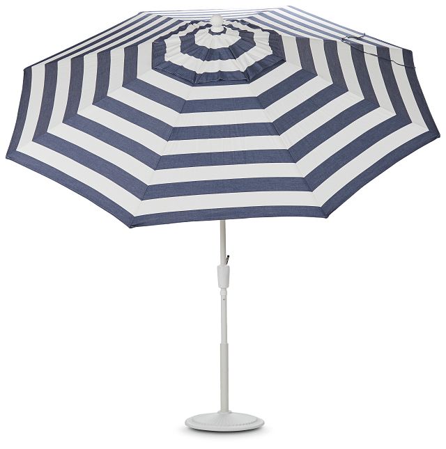 Capri Dark Blue Stripe Umbrella Set (5)