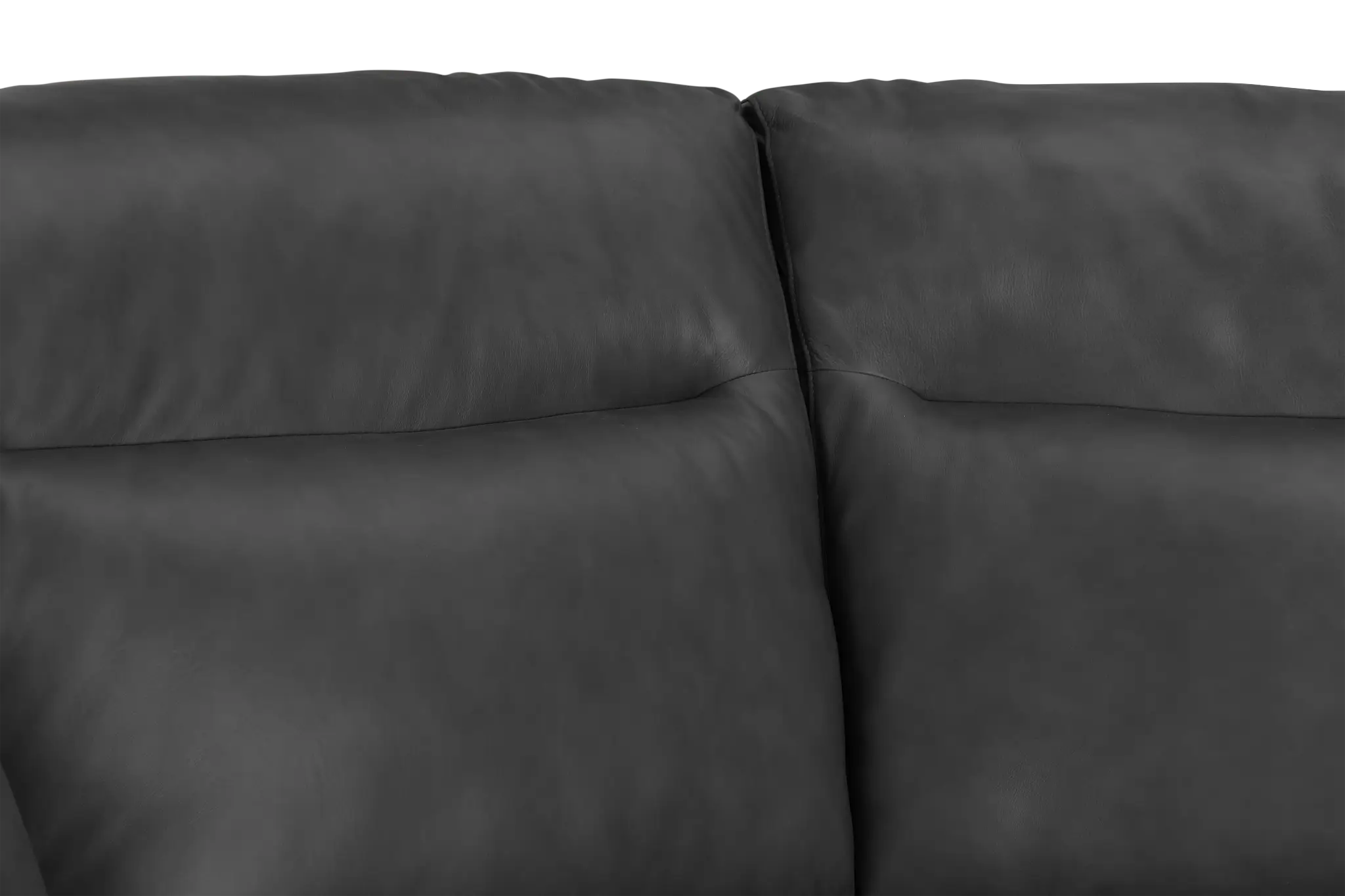 Elba Dark Gray Leather Large Dual Power Right Chaise Sectional Elba Dark Gray Leather Large Dual Power Right Chaise Sectional