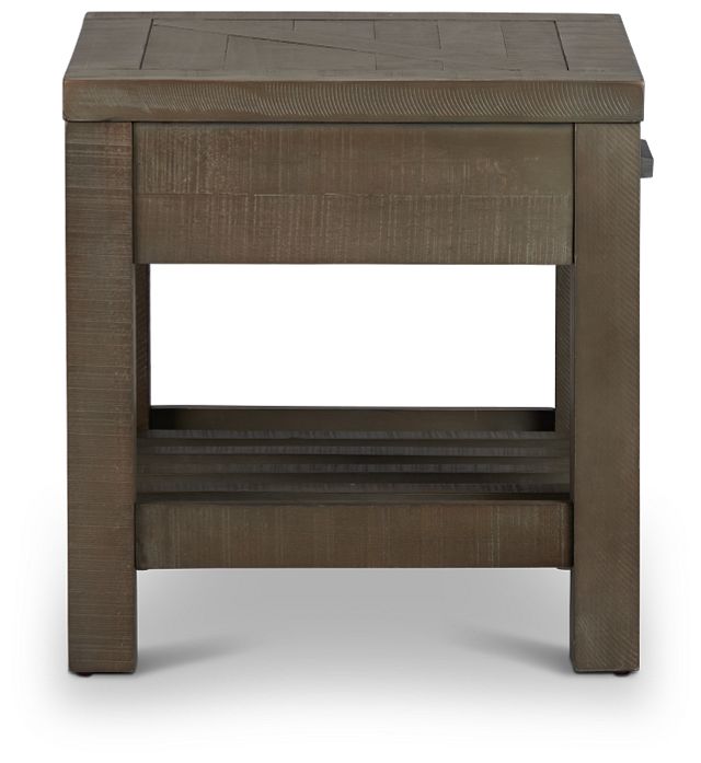 Taryn Gray Square End Table