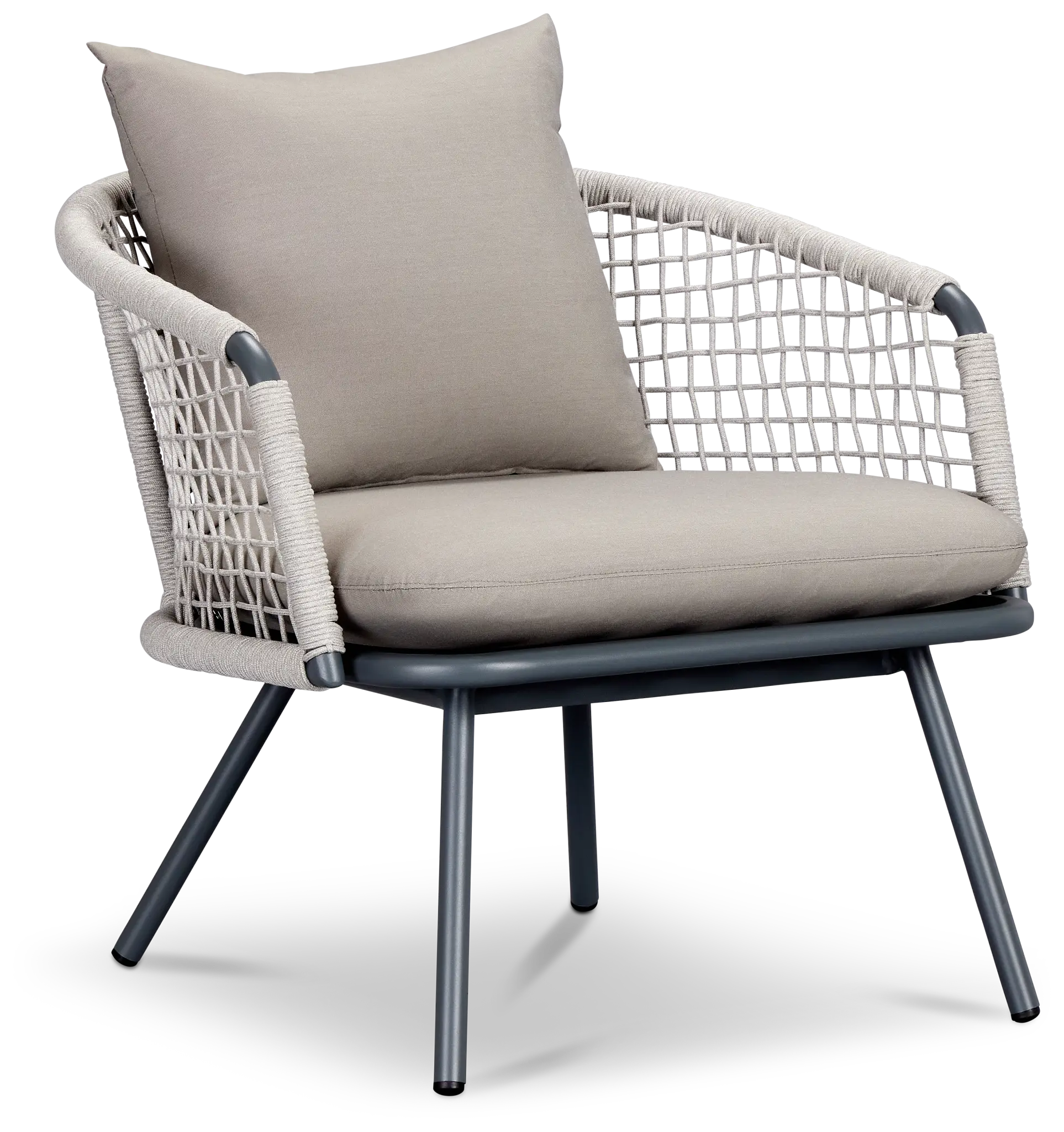 Antigua Gray Rope Arm Chair Antigua Gray Rope Arm Chair