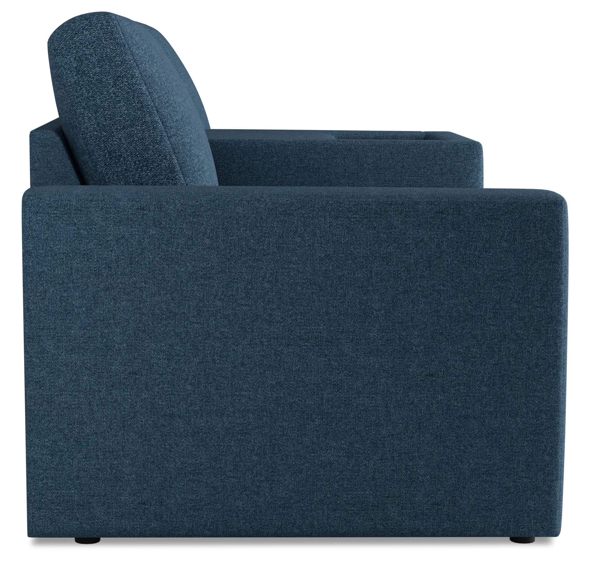 Citymod Blue Fabric 3-piece Modular Sofa With Storage Console