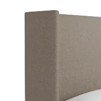 Captiva Elite Brown 60" Upholstered Shelter Bed