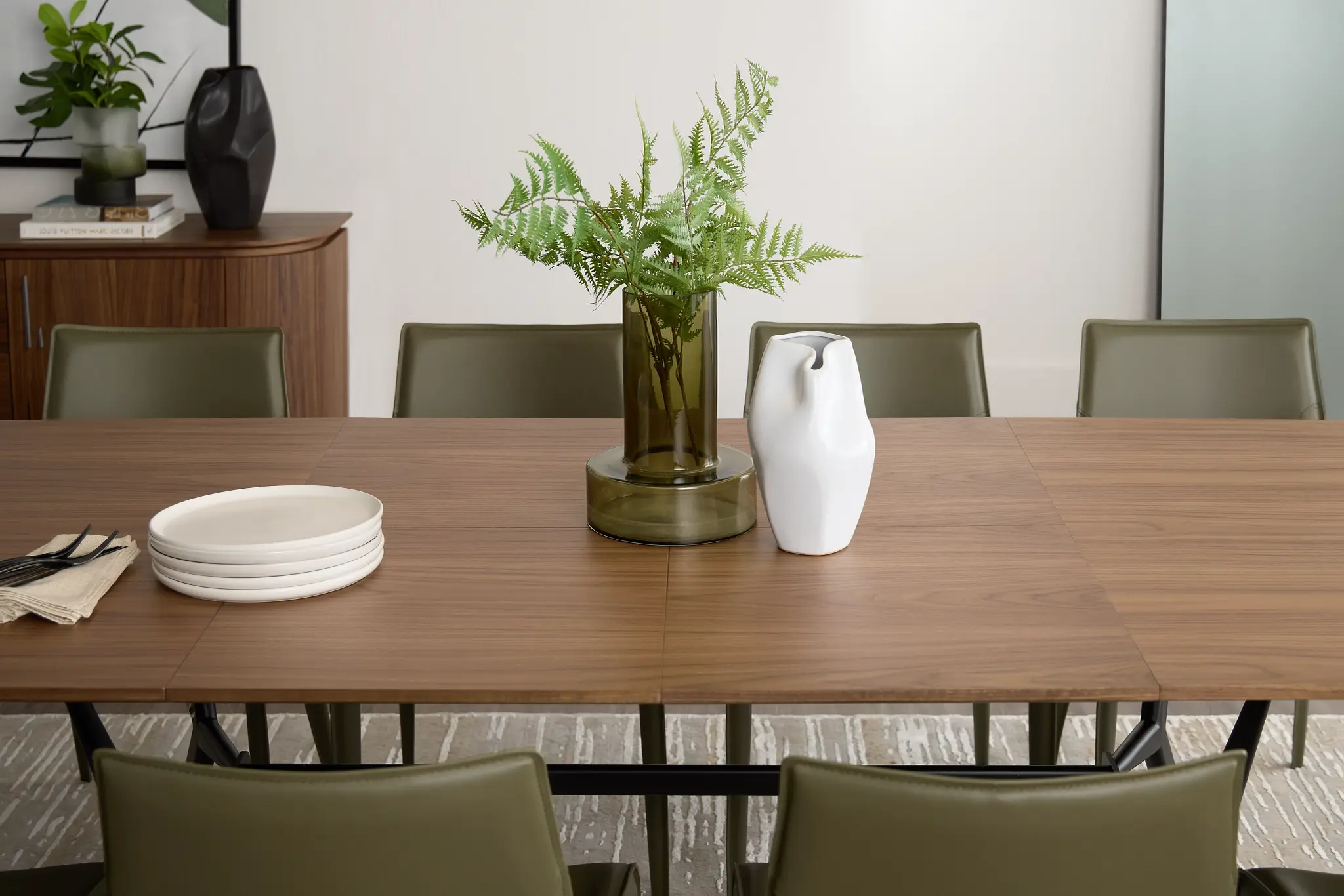 Deja Green Medium Vase Deja Green Medium Vase