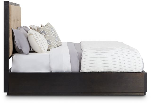 Madden Dark Tone Wood Platform Bed