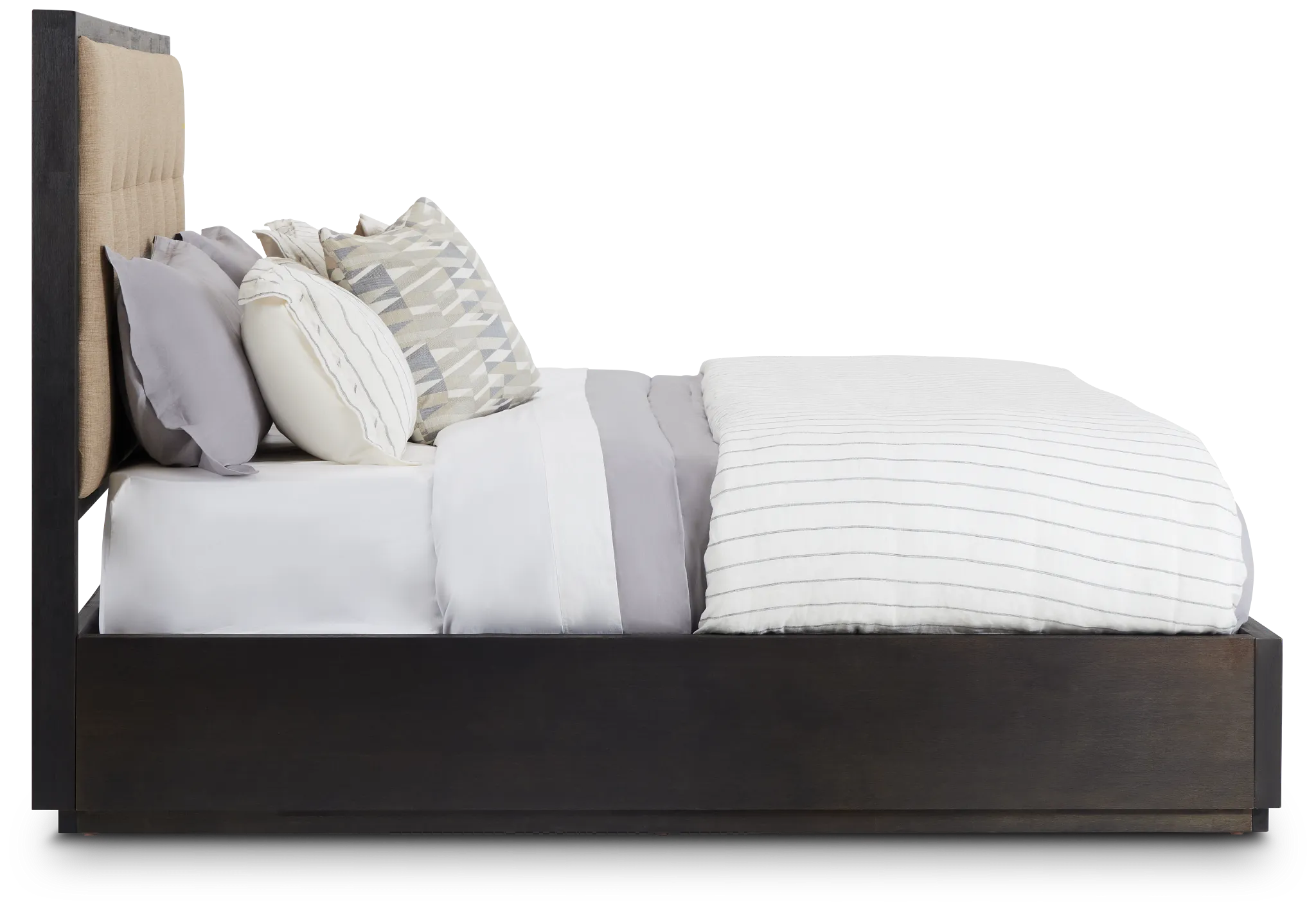 Madden Dark Tone Wood Platform Bed