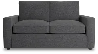 Siesta Delray Dark Gray Fabric Loveseat