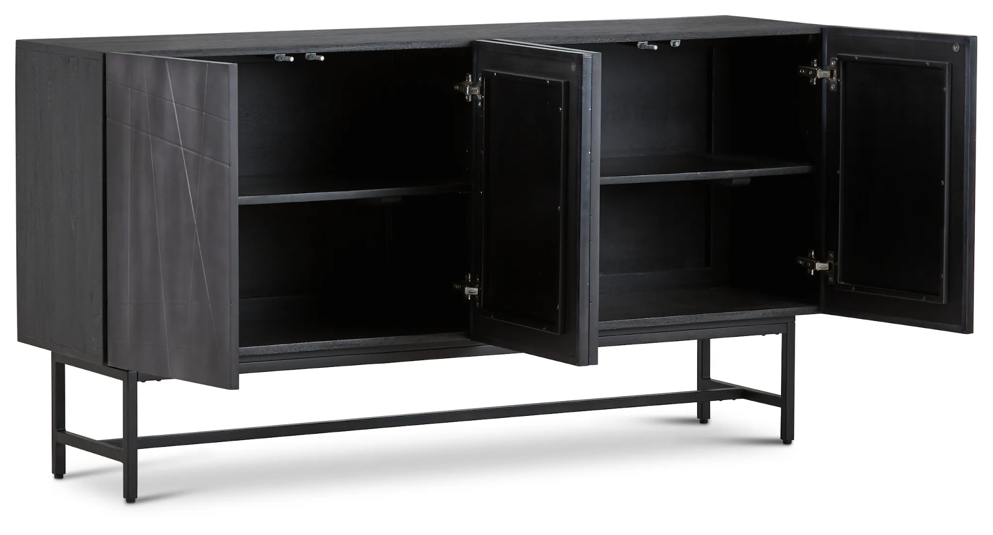 Wynter Dark Tone Four-door Cabinet