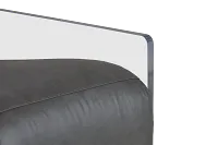 Jackie Gray Leather Power Recliner