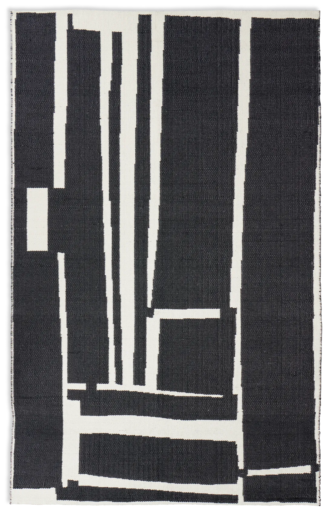 Jumi Black Indoor/outdoor 5x8 Area Rug