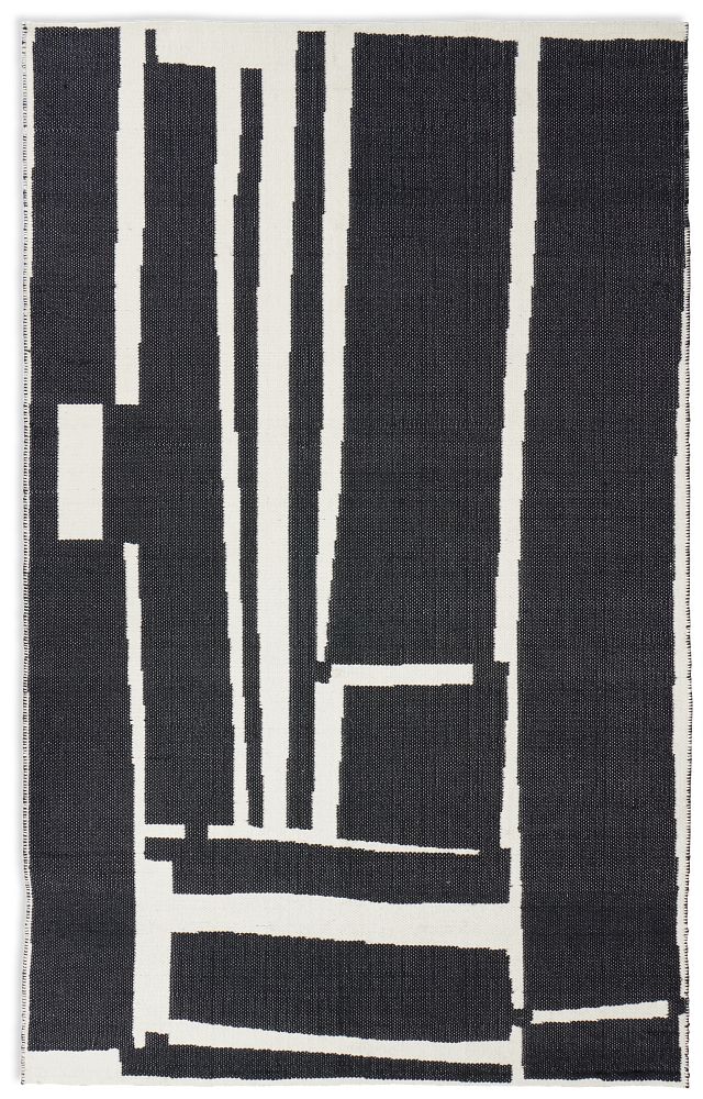 Jumi Black Indoor/outdoor 5x8 Area Rug