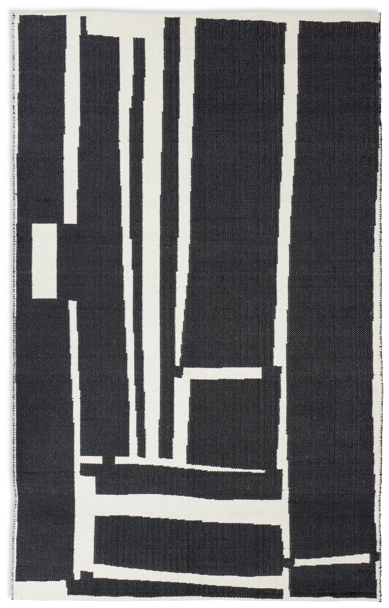 Jumi Black Indoor/outdoor 5x8 Area Rug Jumi Black Indoor/outdoor 5x8 Area Rug
