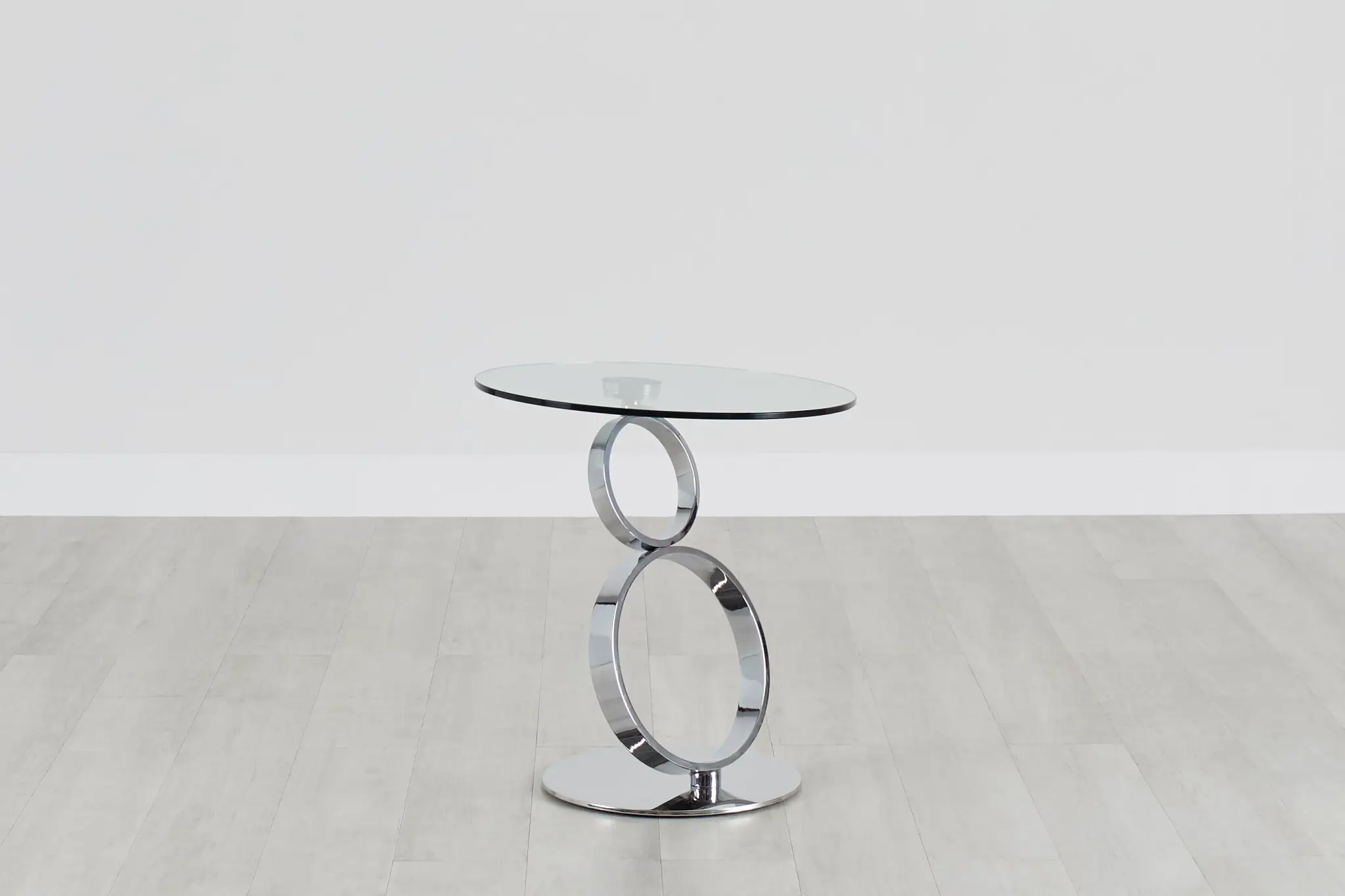 Grafton Glass Round End Table Grafton Glass Round End Table