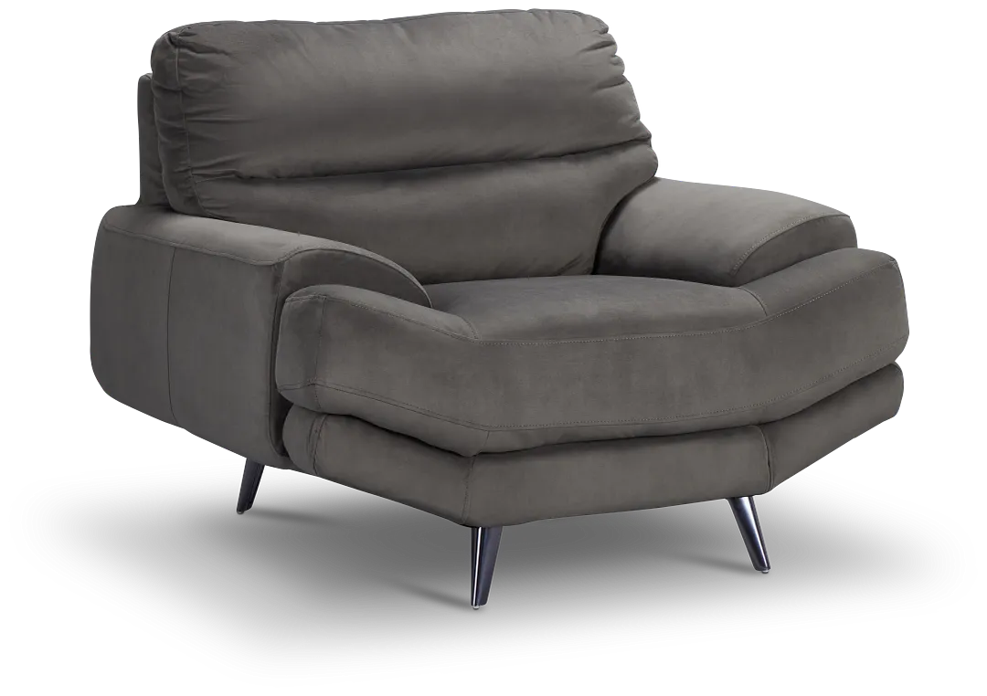 Milana Gray Velvet Chair