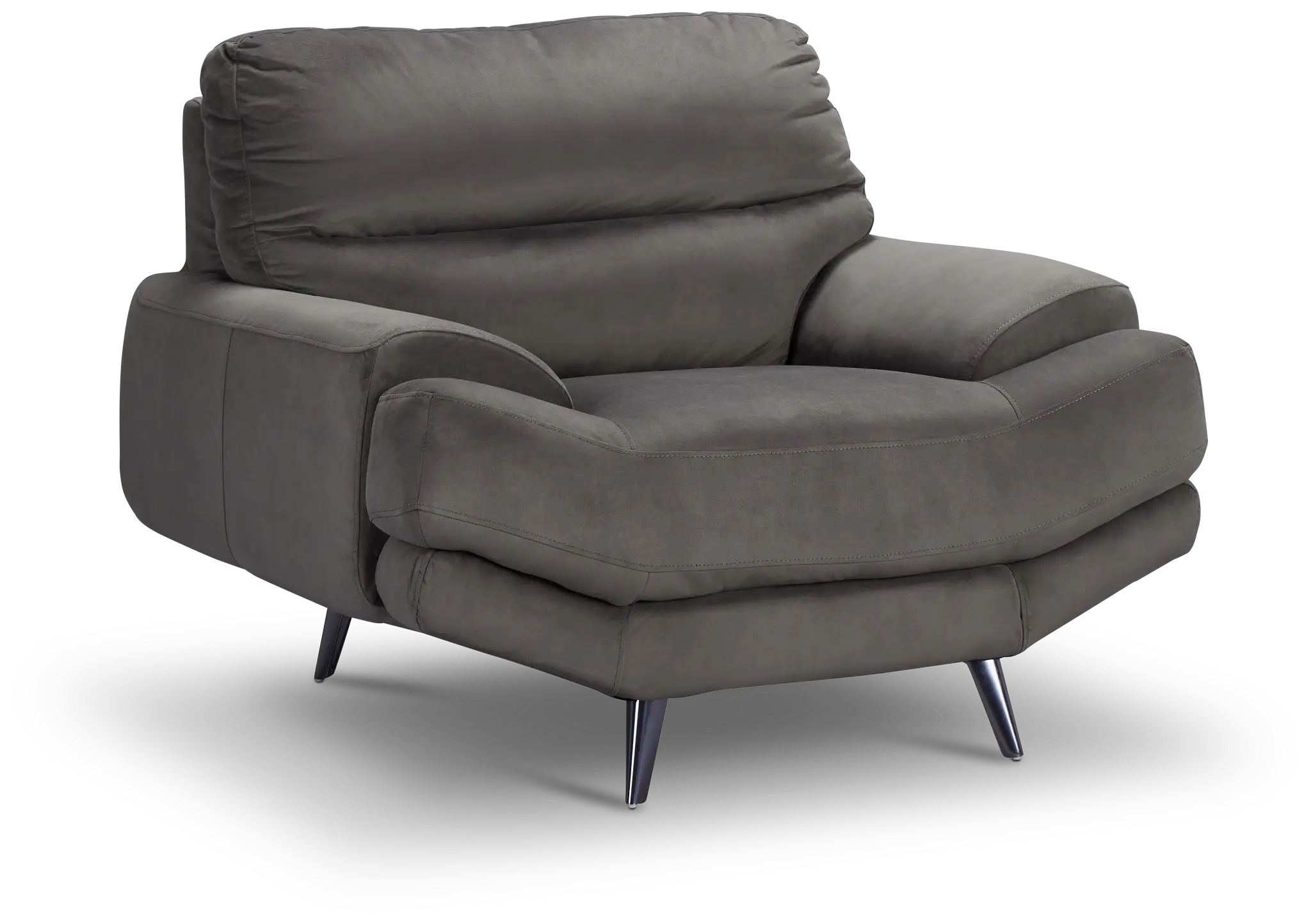 Milana Gray Velvet Chair Milana Gray Velvet Chair
