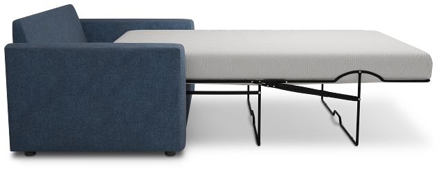 Siesta Maguire Blue Fabric Memory Foam Sleeper