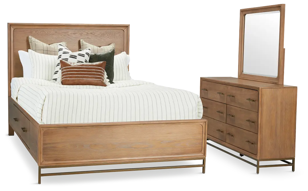 Provo Mid Tone Panel Storage Bedroom Provo Mid Tone Panel Storage Bedroom