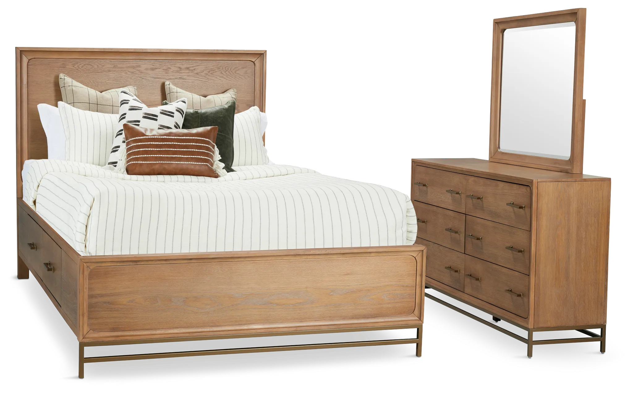 Provo Mid Tone Panel Storage Bedroom