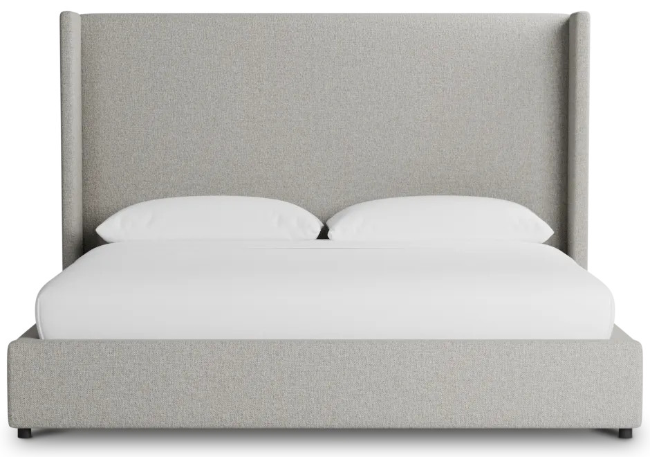 Captiva Elavation Khaki 60" Upholstered Shelter Bed