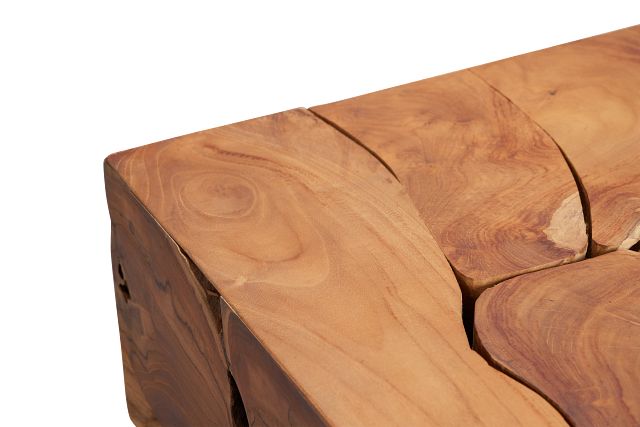 Haven Mid Tone Teak Square End Table