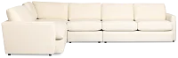 Maxwell Light Beige Fabric Medium Two-arm Sectional