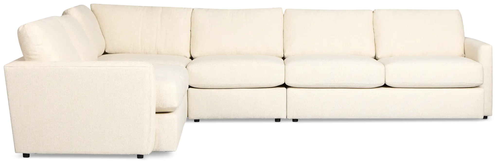 Maxwell Light Beige Fabric Medium Two-arm Sectional Maxwell Light Beige Fabric Medium Two-arm Sectional