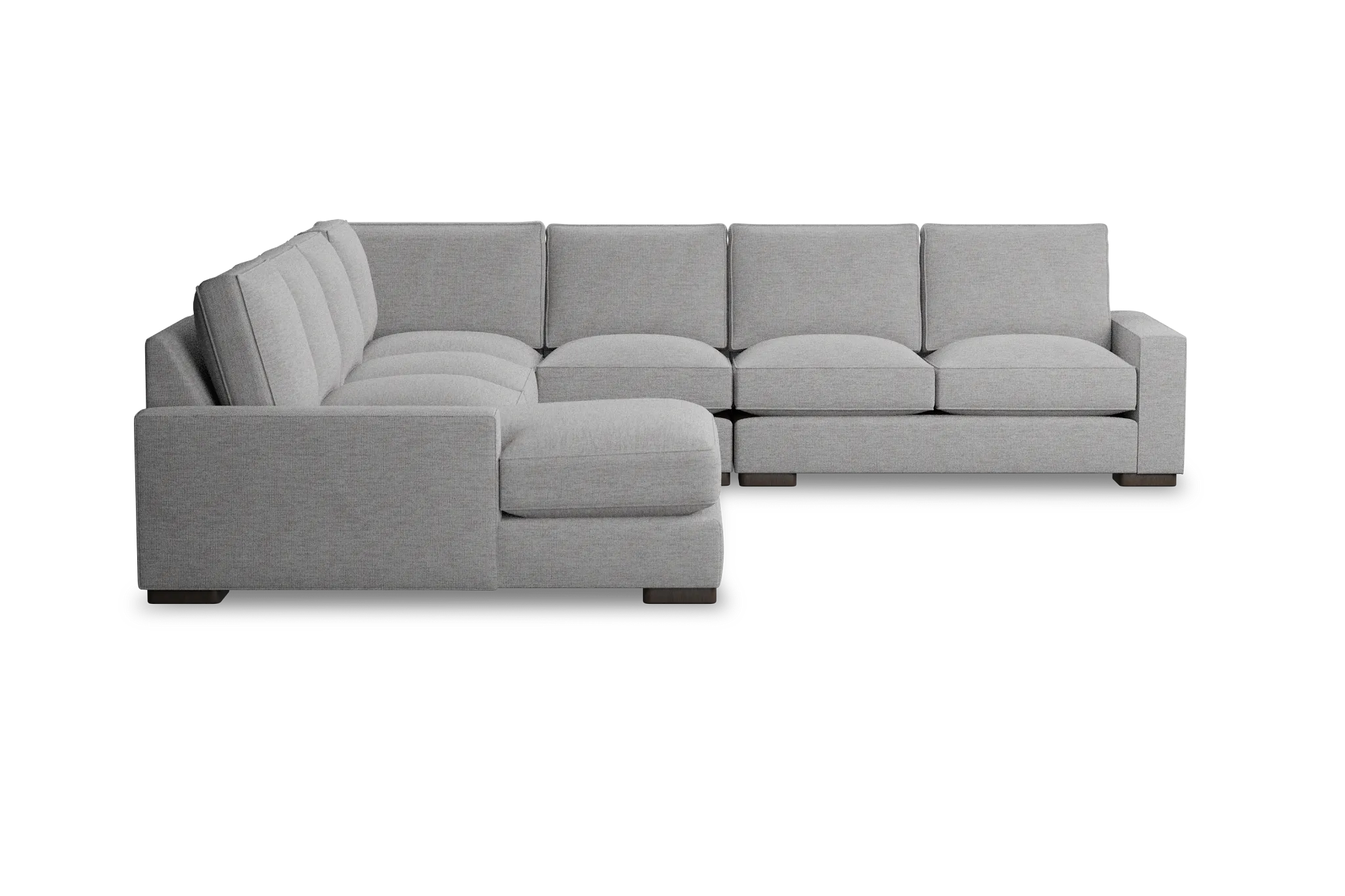 Edgewater Maguire Gray Large Left Chaise Sectional