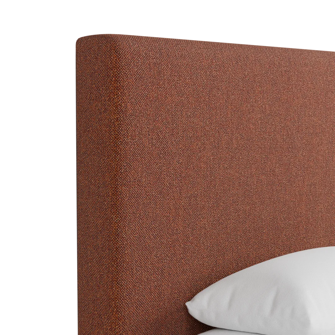 Grayton Elite Medium Brown 54" Upholstered Platform Bed