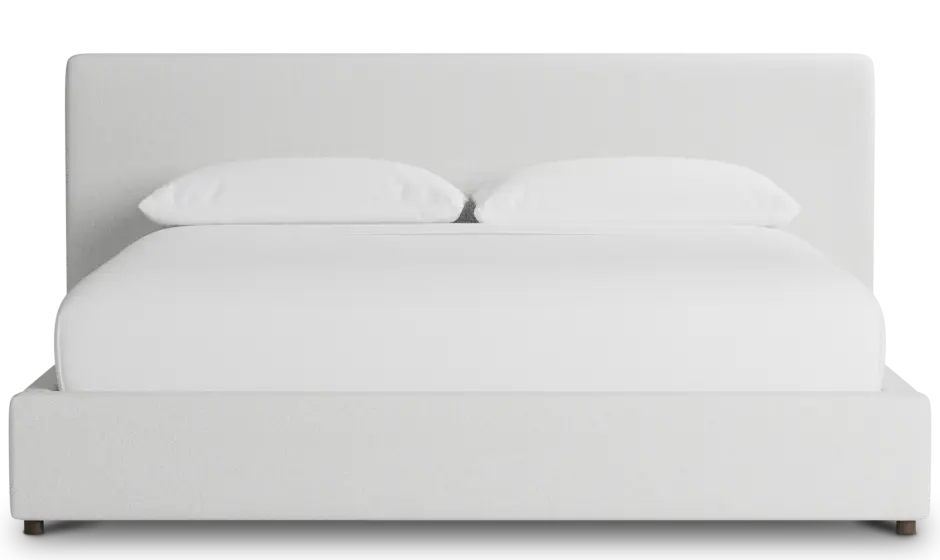 Grayton Elite Ivory 44" Upholstered Platform Bed Grayton Elite Ivory 44" Upholstered Platform Bed