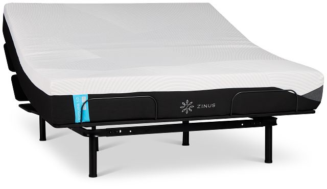 Zinus Endura 1.0 Firm Slat Adjustable Mattress Set