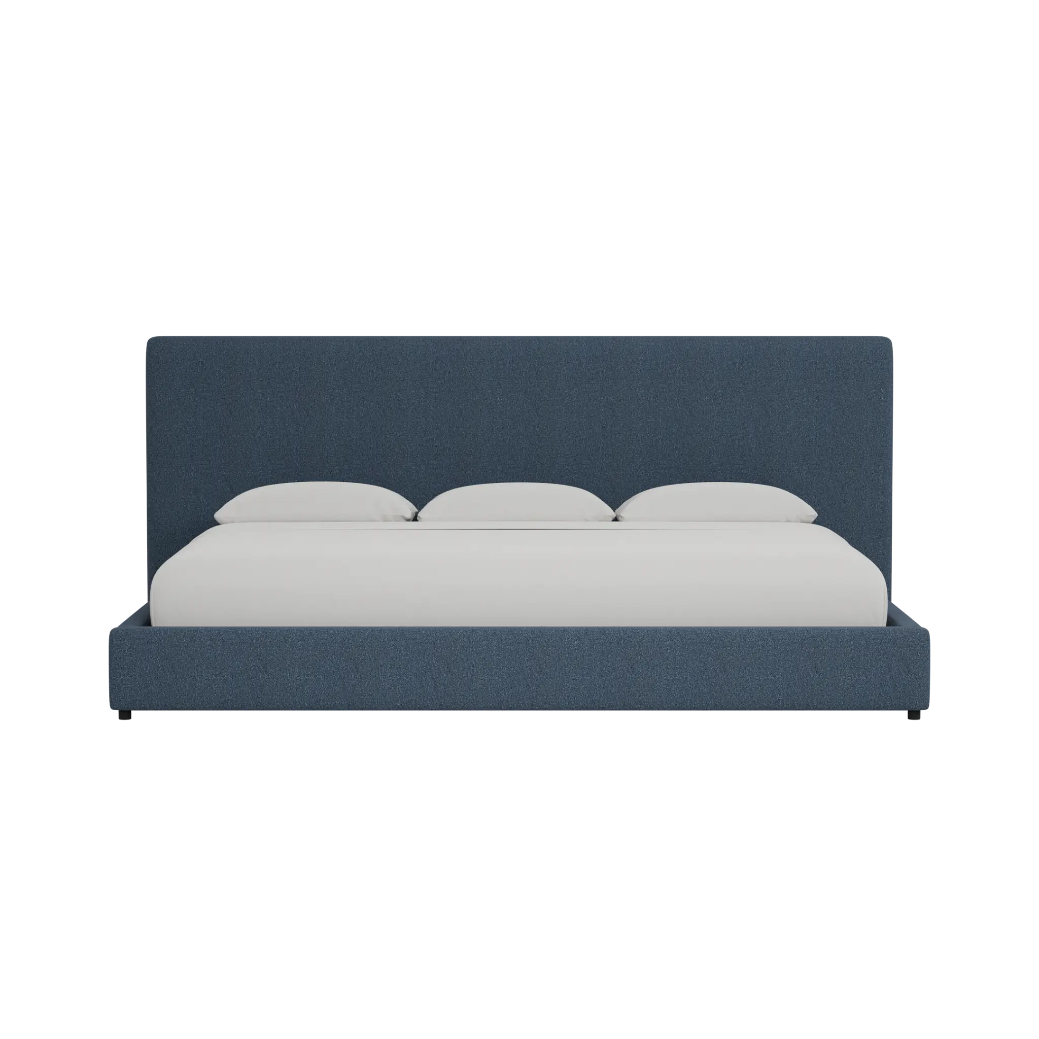 Grayton Elite Dark Blue 54" Upholstered Platform Bed Grayton Elite Dark Blue 54" Upholstered Platform Bed