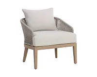 Ukiah Gray Accent Chair With Light Gray Cushions