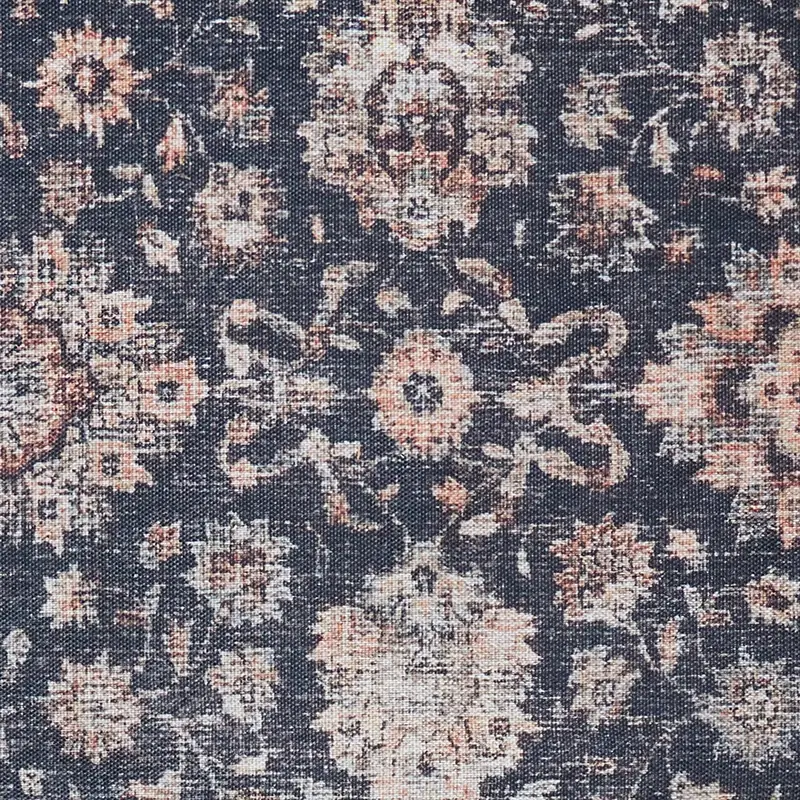 BLACK Jesenia Black 8x10 Area Rug