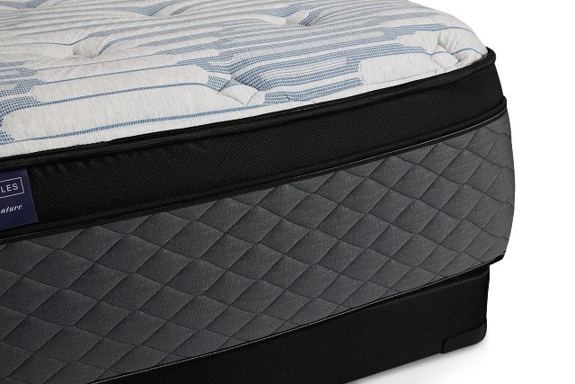 Kevin Charles By Sealy Signature Plush Low-profile Mattress Set