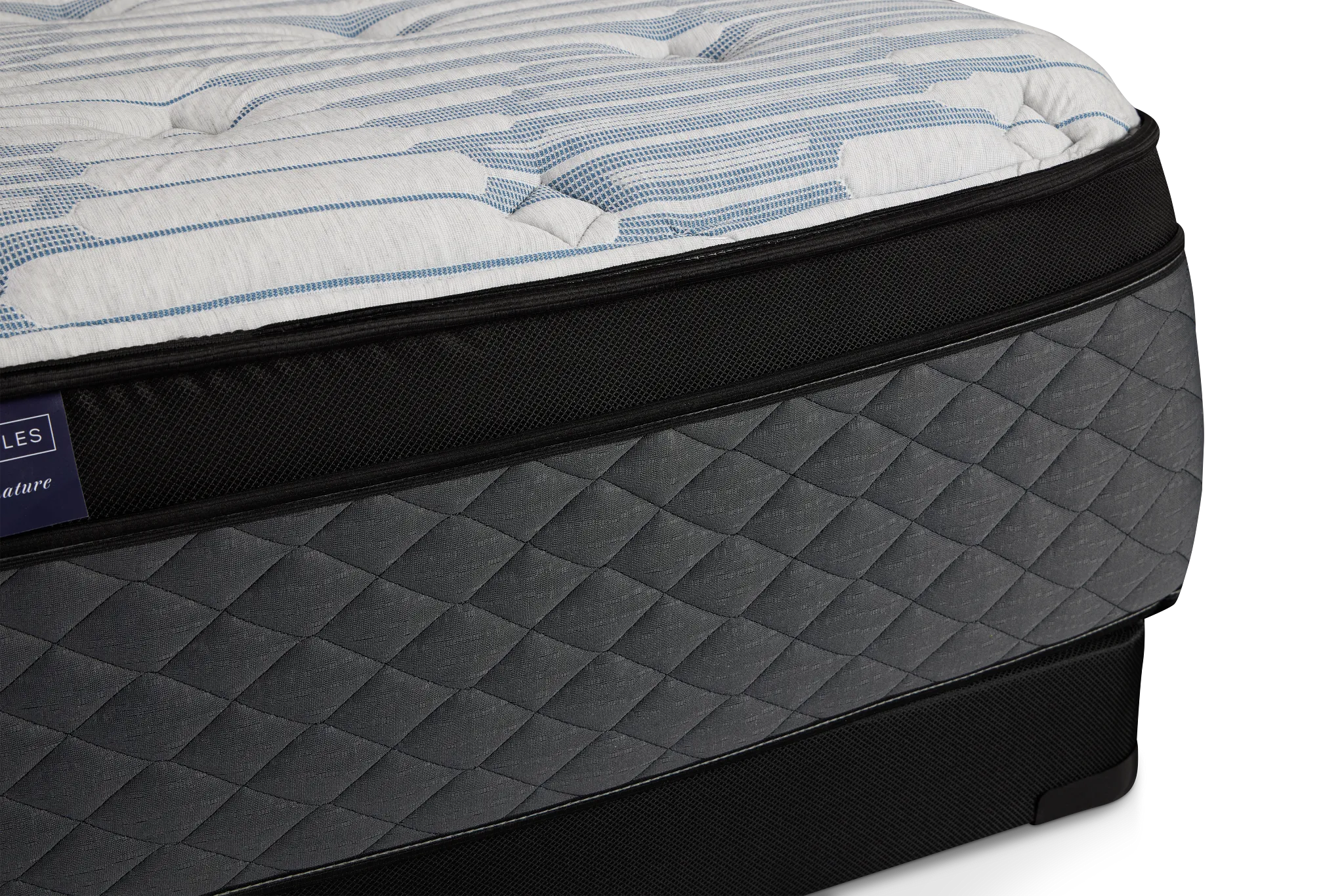 Kevin Charles By Sealy Signature Plush Low-profile Mattress Set