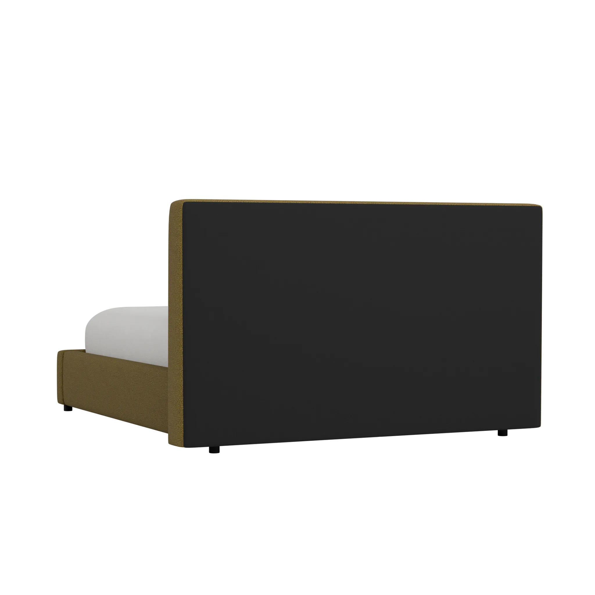 Grayton Elite Dark Green 44" Upholstered Platform Bed