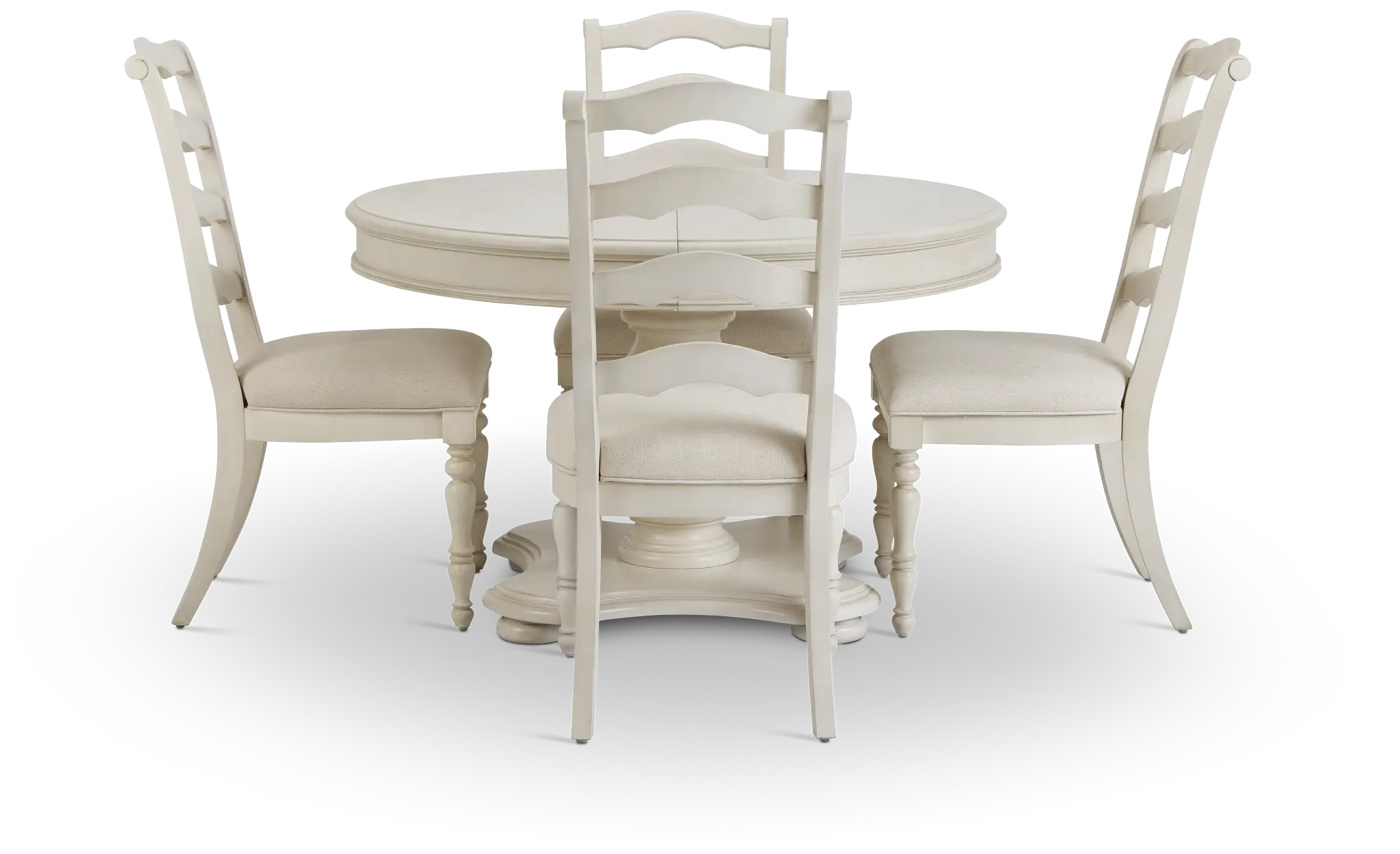 Savannah Ivory Round Table & 4 Chairs Savannah Ivory Round Table & 4 Chairs