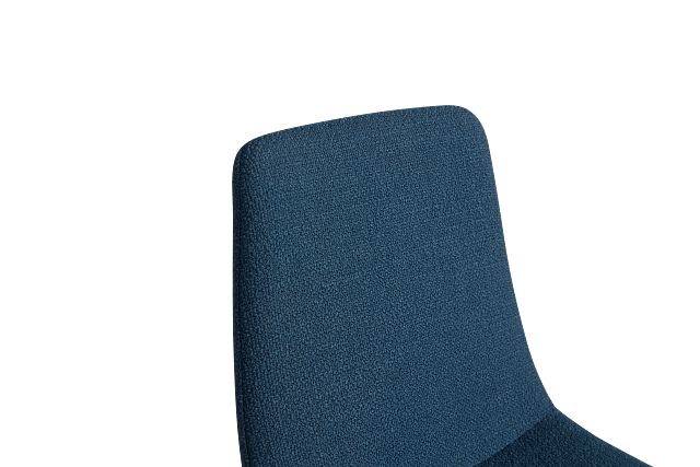 Hamilton Dark Blue Fabric Upholstered Side Chair